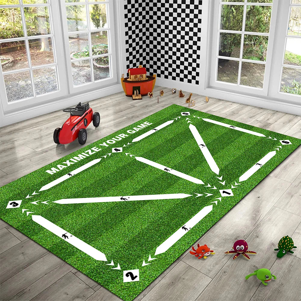 Football Training Mat Rug Dribbling Futbol Voetbal Mats Carpet Kids Qme 60cm-90cm