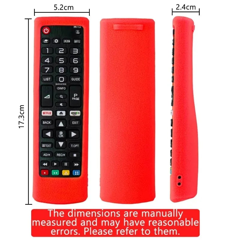 Silicone Case Protective Cover Fit for LG AKB75675311 AKB75095308 AKB76037605 AKB Series Smart TV Remote Control Dustproof Cover Qme