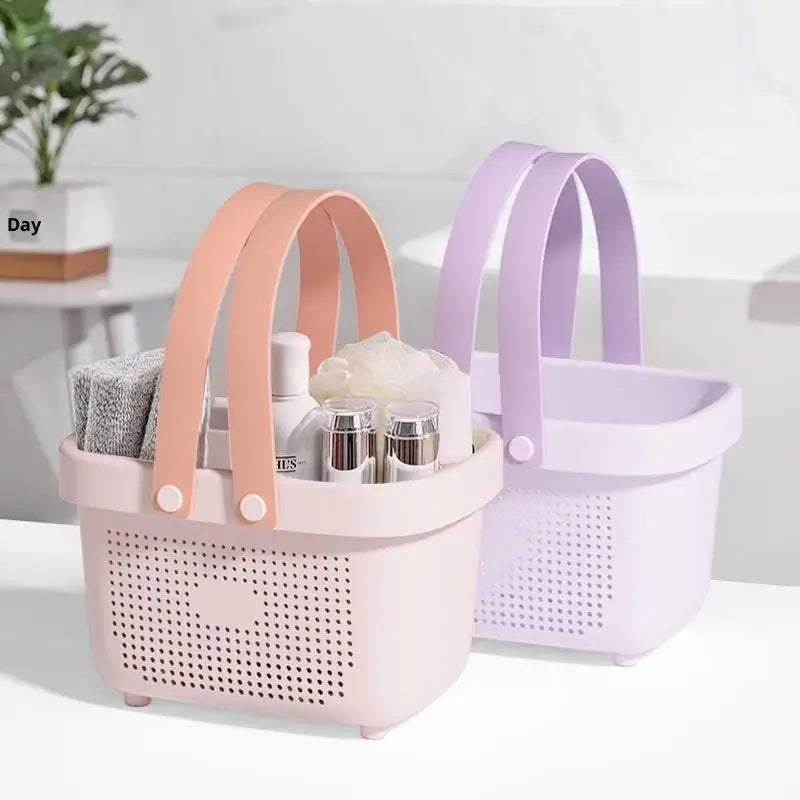 Basket Bin Dorm Room Bedroom Green Plastic Storage Basketfor Bathroom Qme