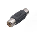30pcs RCA Female to Female Coupler Plug Audio Video Cable Jack Plug Adapter Converter RCA Male to Male Joiner Connector Qme 30pcs black
