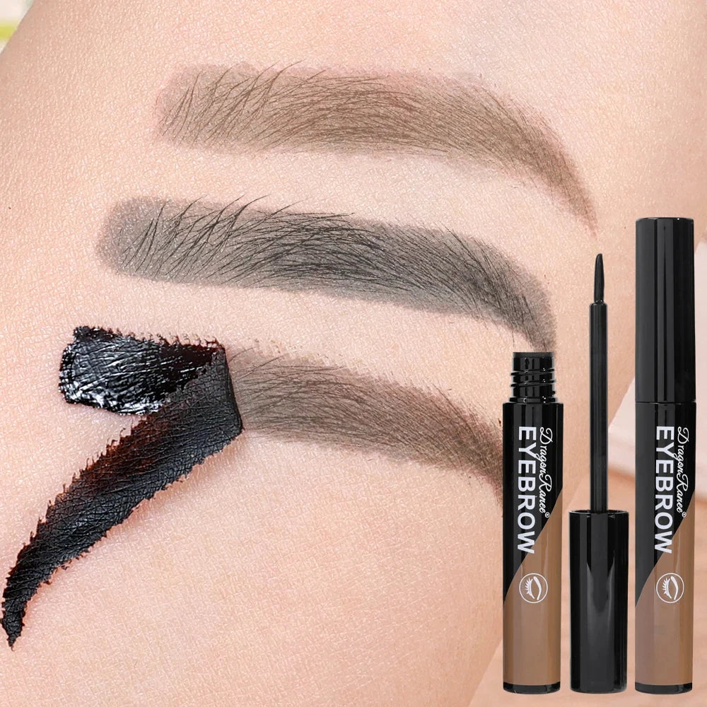 Black Brown Peel-off Eyebrow Gel Tint Makeup Waterproof Lasting Eye Brow Enhancers Liquid Gel Tear Wear Easy Natural Brow Tattoo Qme