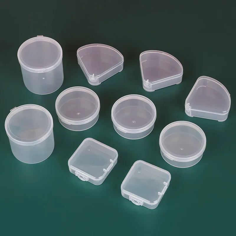 Portable Travel Cosmetic Bags Cosmetics Storage Case Plastic Box Qme