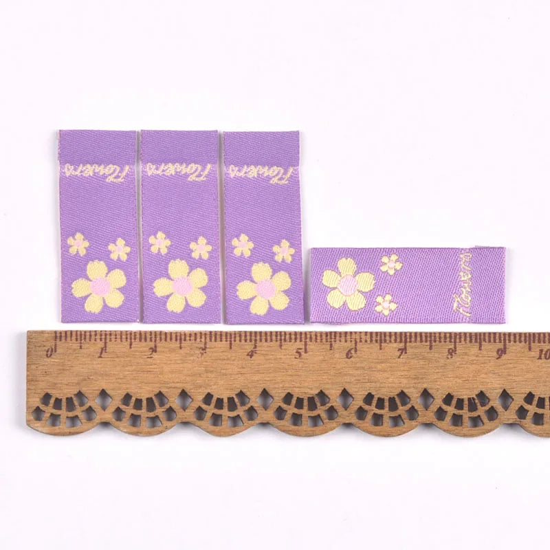 50Pcs Multicolor Flower Embroidery Cloth Labels Handmade DIY Hats Bags Crafts Garment Supplies Sewing Accessories Tags c3504 Qme 4