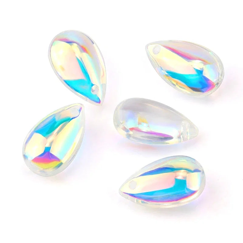 Super Shiny 8x14mm Drop Shape Crystal Beads Austria Glass Drop Beads Spacer Beads for Jewelry DIY Jewelry Accessories 28pcs/lot Qme