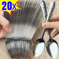 Stainless Steel Spoon Long Handle Soup Spoon Dessert Watermelon Scoops Milk Coffee Teaspoon Kitchen Tableware Utensils Wholesale Qme 5PCS