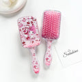 Hello Kitty Kuromi Glitter Cushion Comb Shake-Shake Air-Cushion Comb Cute Hair-Smoothing Comb Qme 2