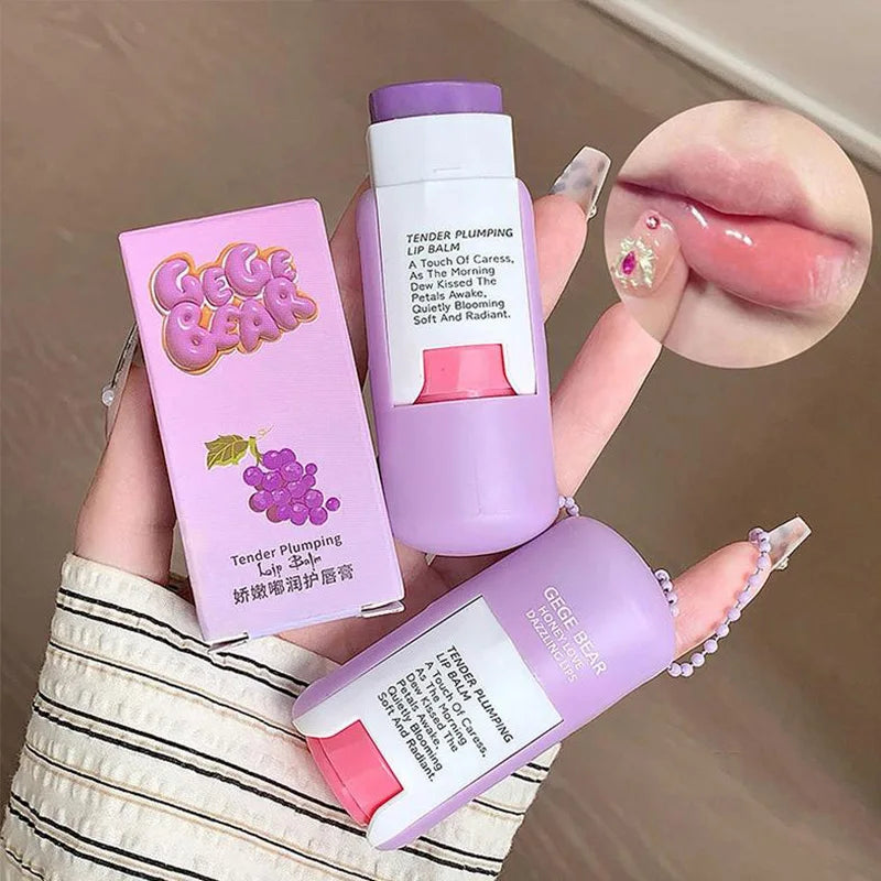 Fruity Lip Balm Grape Mango Orange Moisturizing Nourish Dryness Soft Qme