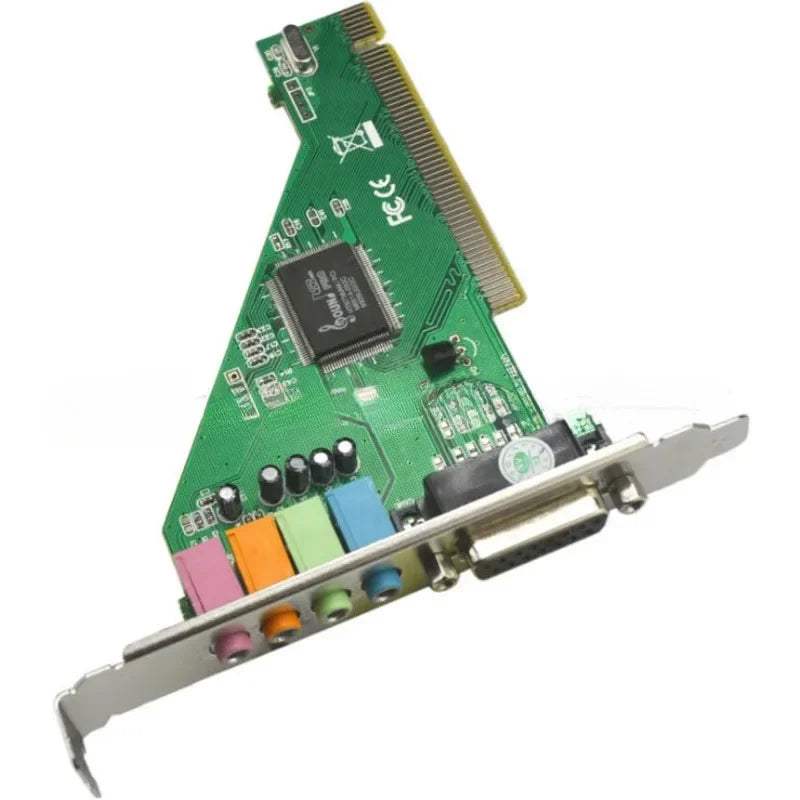 1pcs5.1 PCI Sound Card 8738 Audio Extend Adapter for PC Desk Computer Motherboard 5.1 Sound Channel Independent Sound Converter Qme PCI sound card