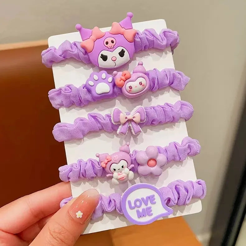 Clow Mi Cartoon Hair Tie Cute Gentle Clips Accessories Students Qme 16