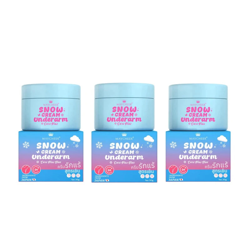 4-in-1 Underarm Care Cream 24h Long Lasting Antiperspirant Refreshing Qme 3PCS