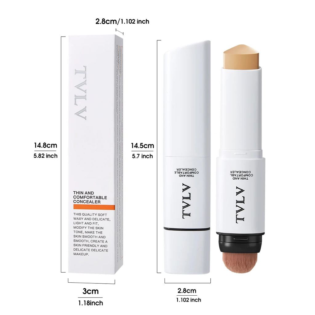 Concealer Double Head Design Light Thin Covers Facial Defects Creates Qme