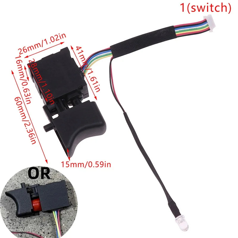 Control Board Switch Speed Drive Controlle Dayi 2106 169 Brushless Qme 1switch
