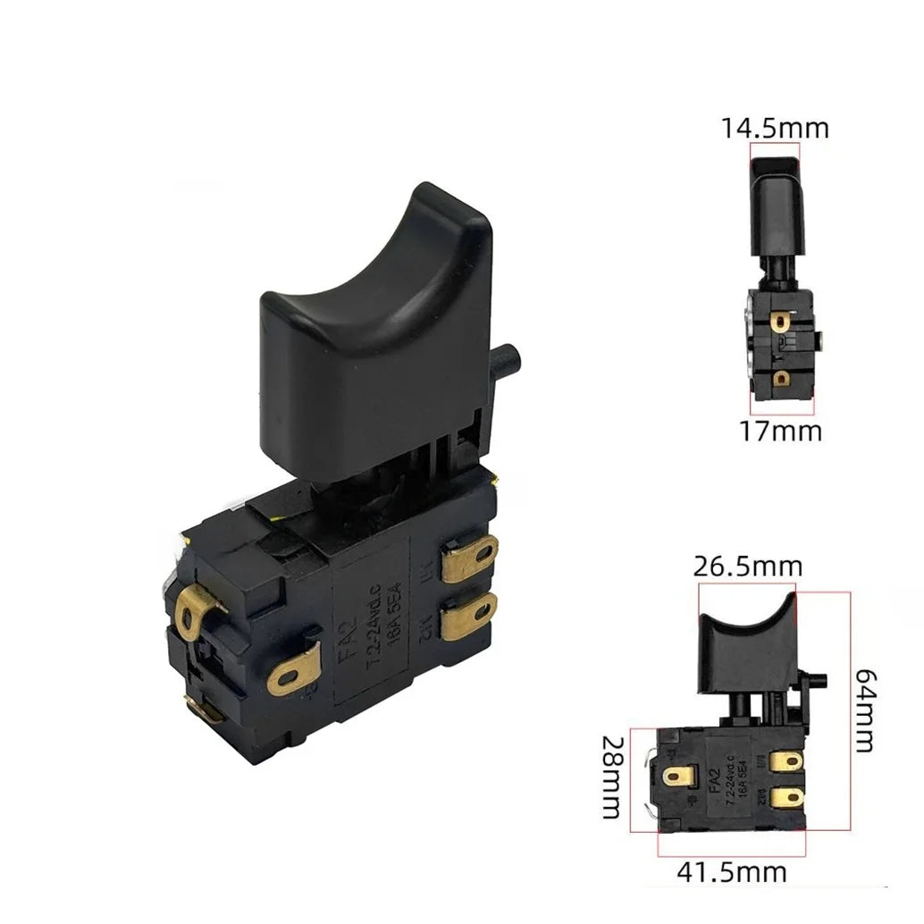 12V 21V Lithium Electric Drill Switch Forward Reverse Control Switch Replacement Power Tools Accessories Qme