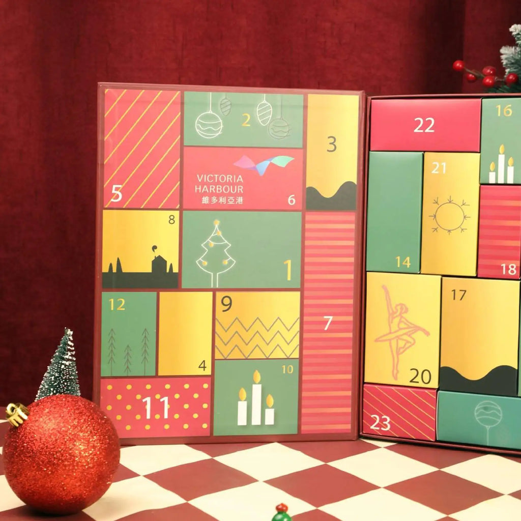 Countdown Calendar Boxes Empty Home Decor 12 Days Grids Wrapping Case Qme