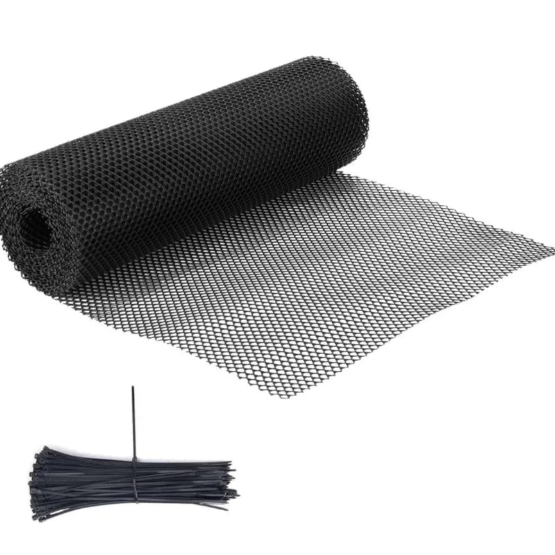A02F-Flexible Net For Tree Guard With 50 Pcs Ties For Tree Bark Protector For Protection From Deer Mower Trimmer Qme