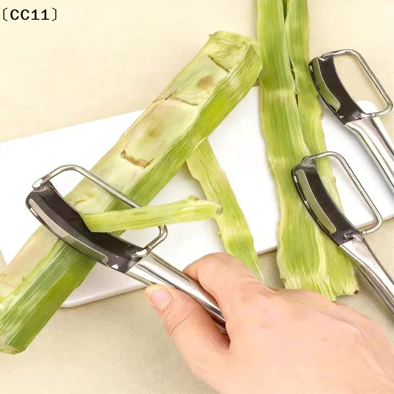 Stainless Steel Cutter Peeler Quick Safe Fruit Peeling Pit Removal Qme