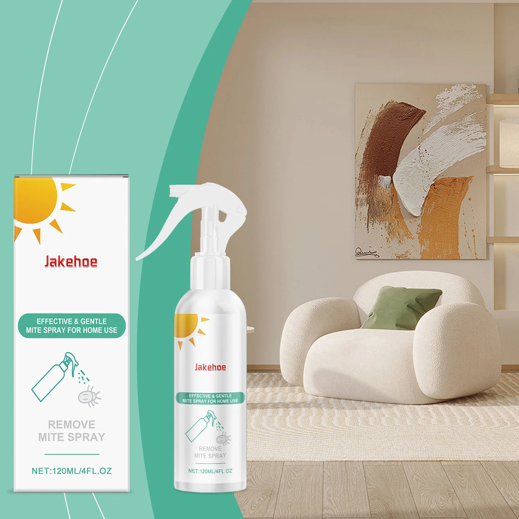 Powerful Mite Remover Spray Quickly Removing Mites Dust Reduce Mites Reproducing Suitable for Fabrics Household Anti Mites Spray Qme