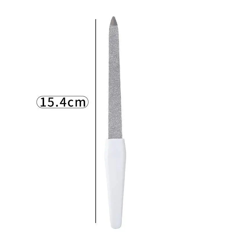 Scratch-resistant Double Sided Metal Nail Files Professional Art Qme A3 No plug