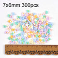 50/200Pcs 6-12mm Colord Butterfly/Bow Resin Embellishments Flatback Cabochons Crafts Scrapbooking Making DIY Nail Arts C4109 Qme 7x6mm 300pcs