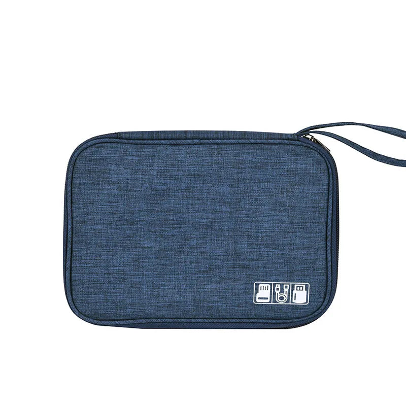 A Cable Storage Bag Waterproof Digital Electronic Organizer Portable USB Data Line Charger Plug Storage Bag Travel Organizer Qme Shangqing