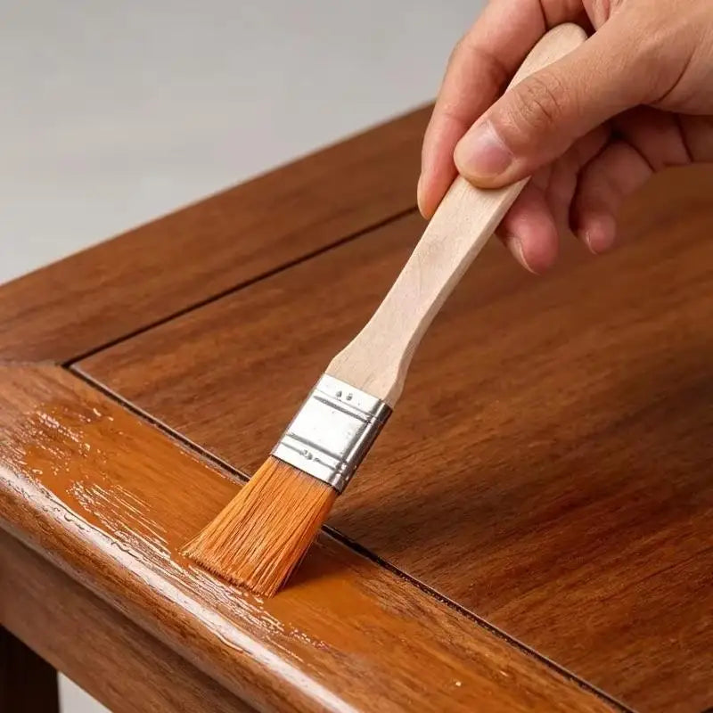 Nylon Paint Brushes Flat Wide Trim Oil Art Brush DIY Wall Cabinet Qme