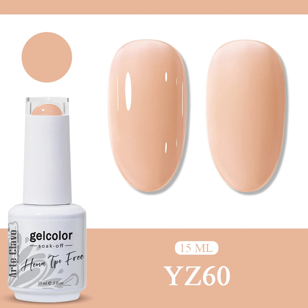 Arte Clavo Blossoming Gel Polish Nail Art Transparent Watercolor