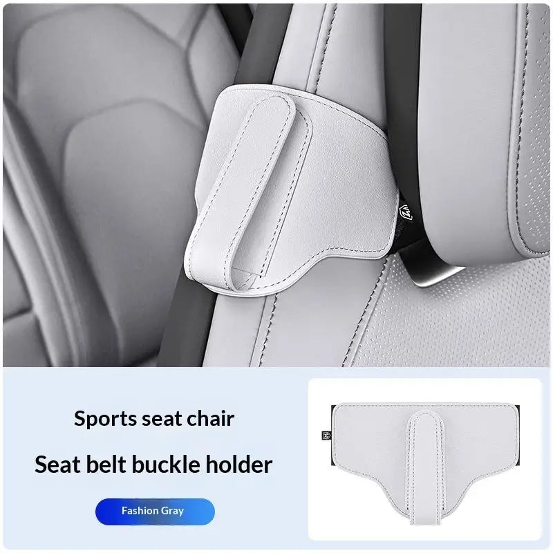 Car Seat Belt Fixator PU Sports Adjustment Fixing Device Adjustable Qme A2