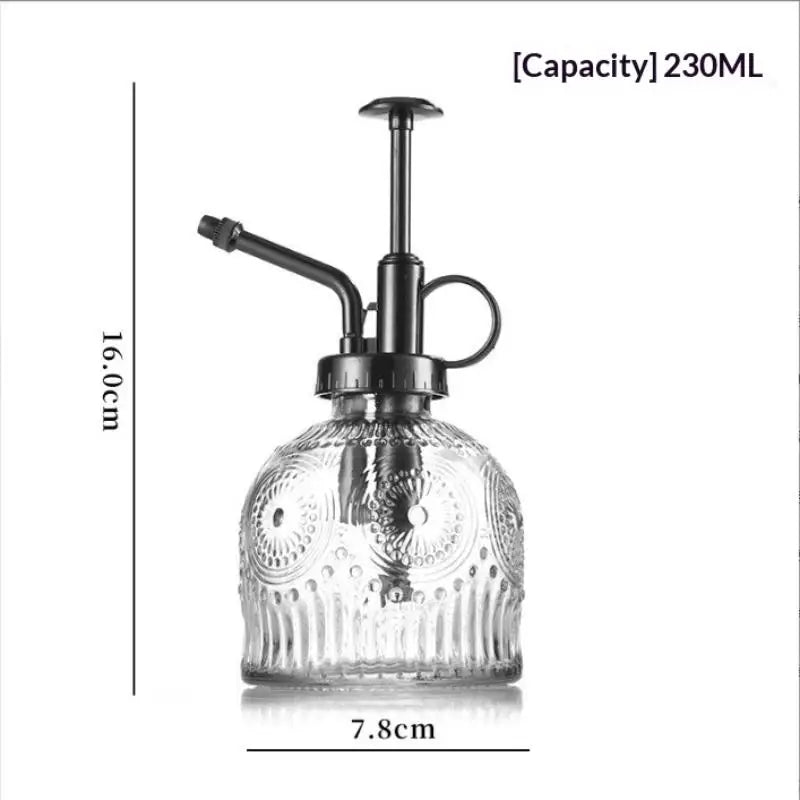 Watering Can Colored Glass Spary Bottle Plant Mister House Plants Qme gray Transparent