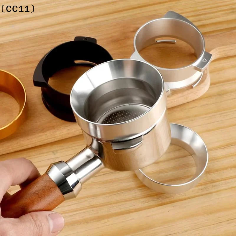 51 53 Magnetic Coffee Receiving Ring Anti-splash Powder Dosing Qme