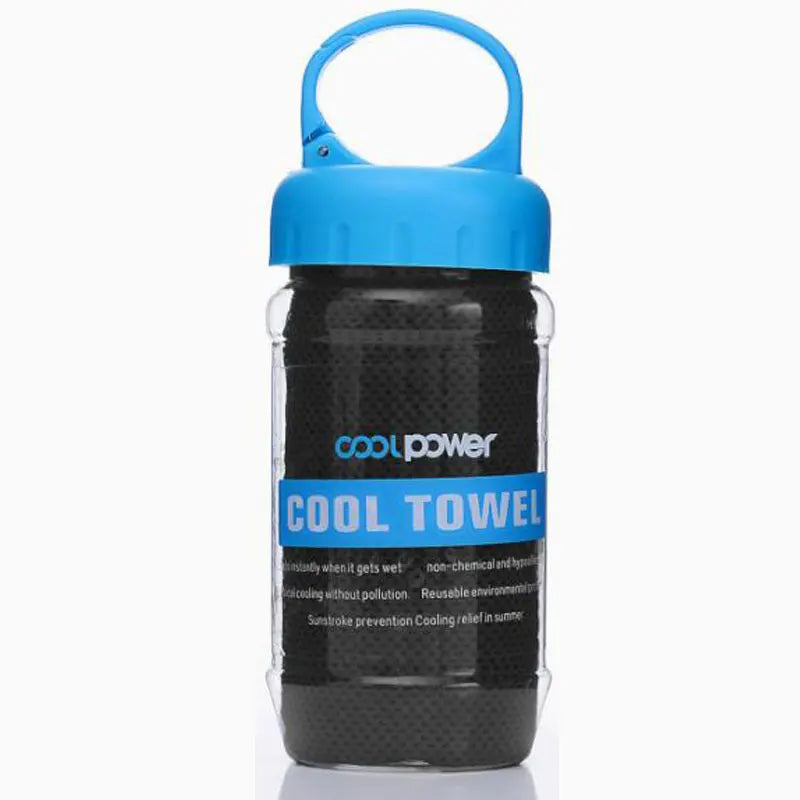 Ice Cool Neck Towel Cooling Soft Breathable Polyester Fabric Yoga Qme A