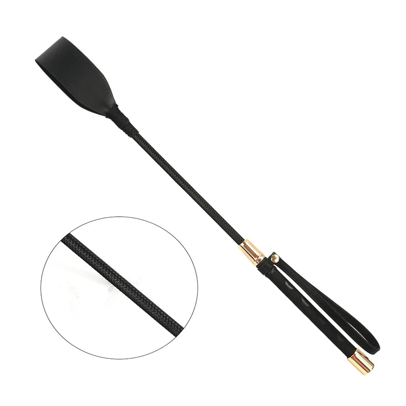 Riding Crop Equestrian Training Lightweight PU Leather Outdoor Qme