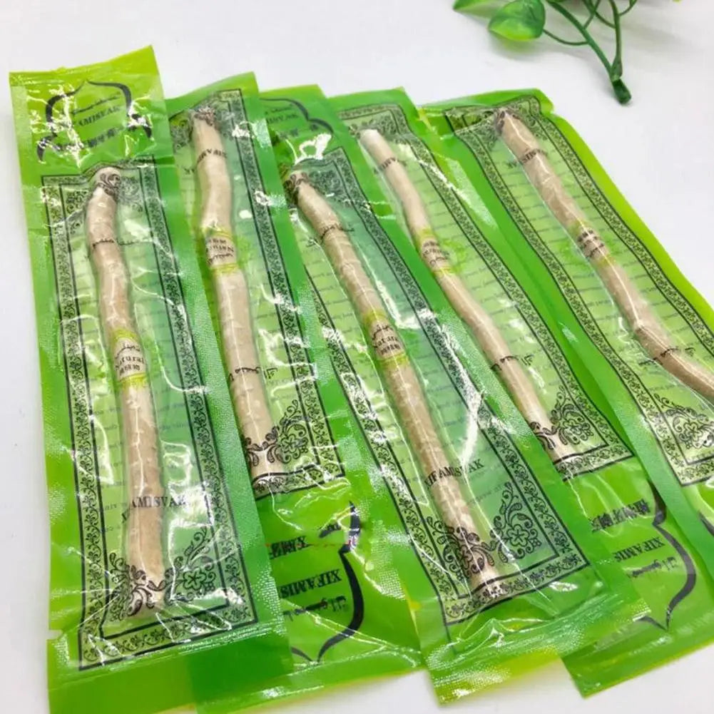 1pc Portable Miswak Siwak Natural Toothbrush Misvak Whitener Manual Teeth Travel Miswaak Traditional Toothbrush Arak T1V7 Qme