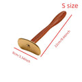 Wood Brass Gua Sha Tool Natural Massage Face Body Lymphatic Drainage Qme S