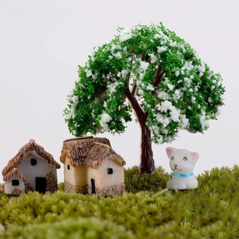 House Miniature Figurine Fairy Garden Accessory Home Decoration Qme