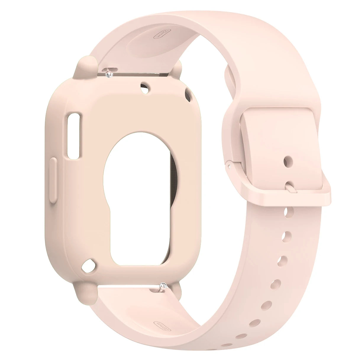 Silicone Case + Strap for Redmi Watch 5 Lite / 5 Active Repacement Bracelet Belt Smart Watchband Protective Shell Cover Qme