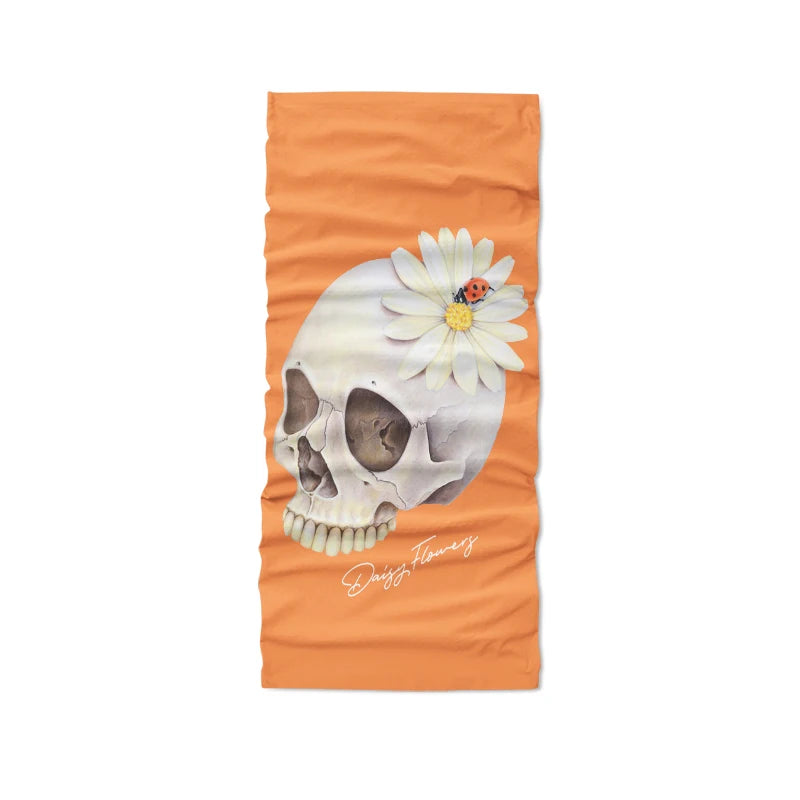 Fashion Daisy Series Headscarf Ladies Outdoor Sweat-wiping Dust-proof