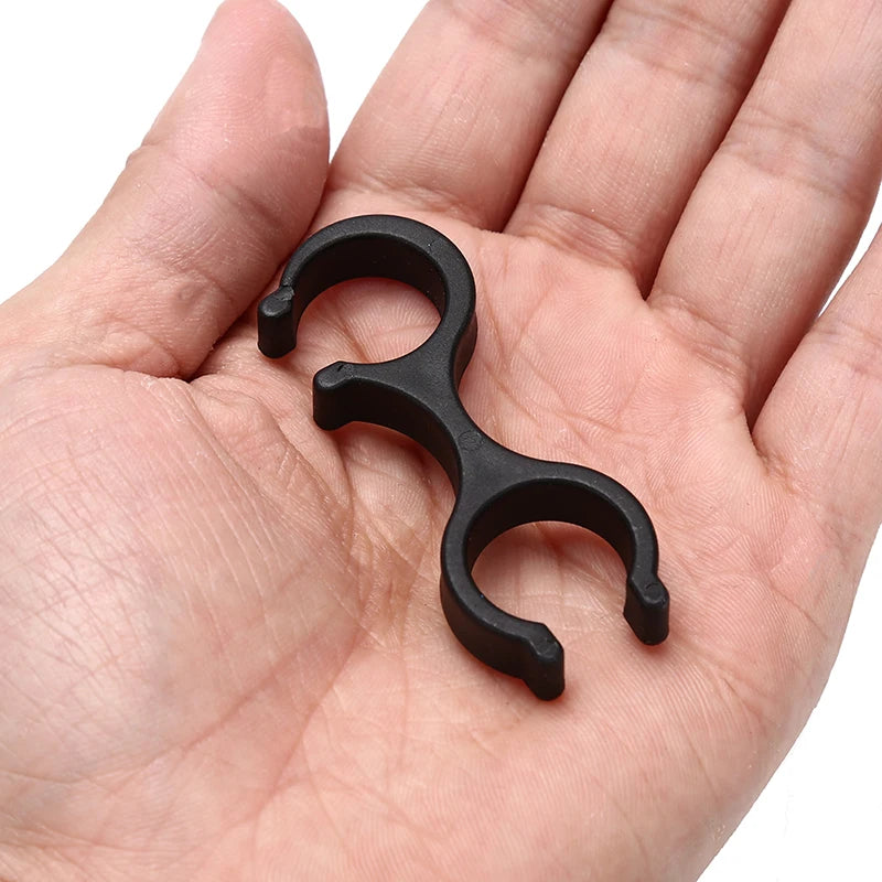 Outdoor Hiking Poles Buckle Cane Clip Accessories Plastic Walking Qme