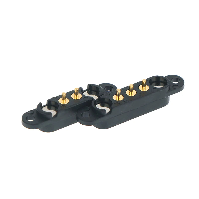 DC 12V 3A Waterproof Magnetic Pin Connector 3P 4P Pin Male Female Spring Loaded DC Power Socket Qme