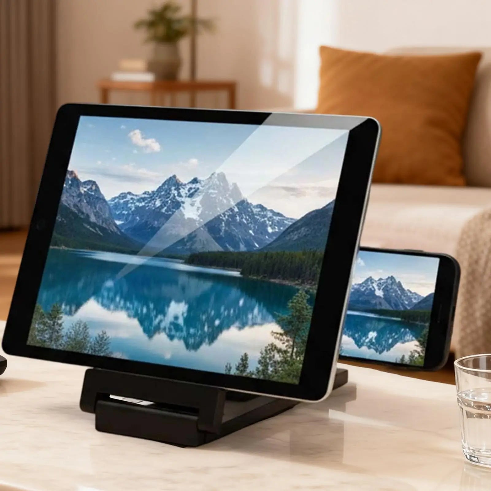 Screen Magnifier Cell Phone HD Magnifying Lightweight Tool Portable Qme