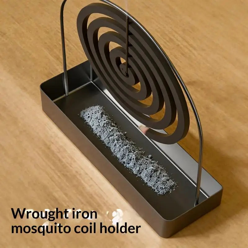 Incense Holders Coil Burner Frame Iron Mosquito Holder Modern Qme
