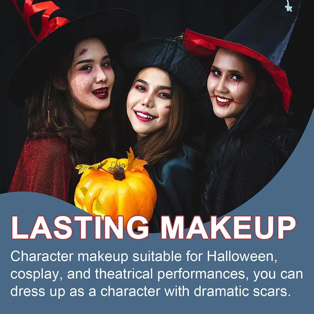 Makeup Scarring Liquid, Scarring Liquid Special Effect Make Up, Liquid Scar Makeup Cosmetic Special Effects Liquid For Halloween Qme