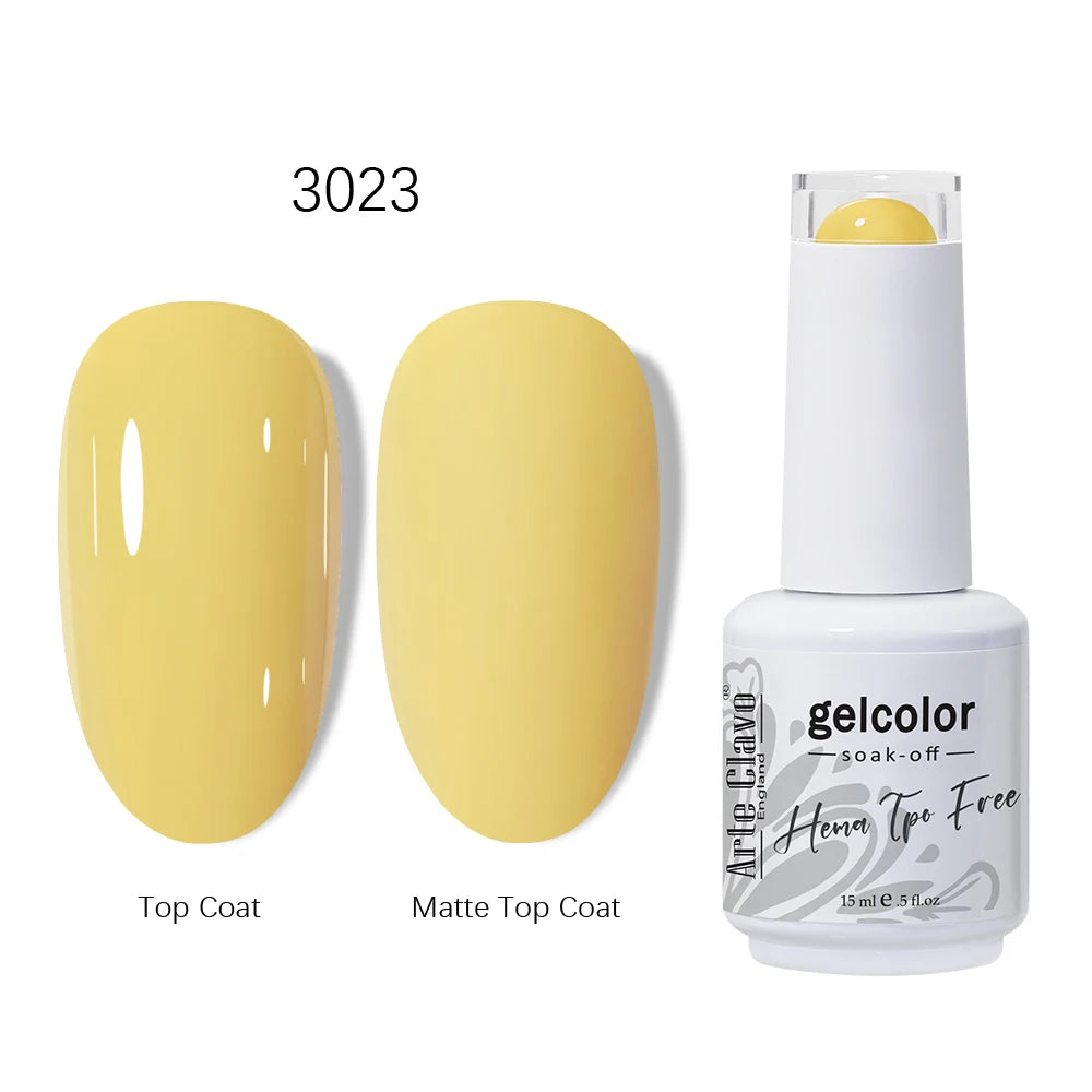 Arte Clavo HEMA TPO Gel Nail Polish Pink Series Semi Permanent Soak