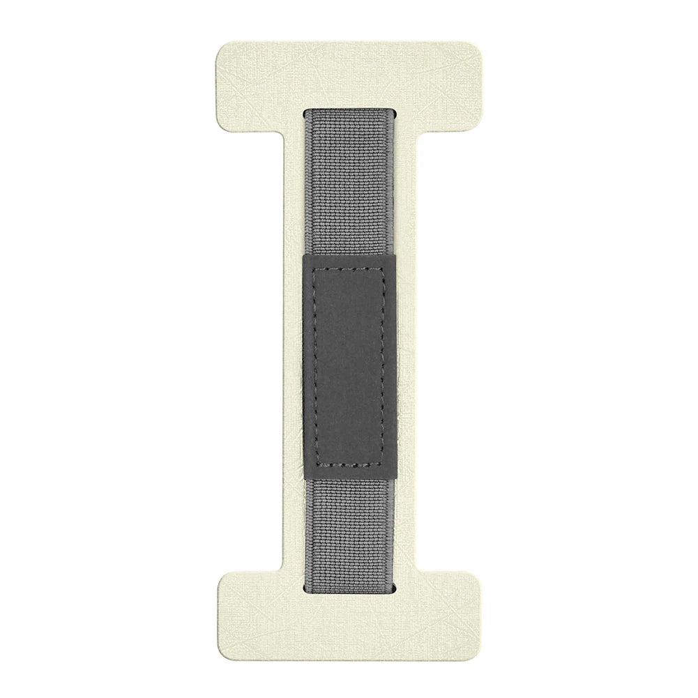 Anti Slip Finger Sling Band Handle Universal Tablet Grip Strap Hand Holder Tablet Handle Hand Holder for 6-8 Inch Kindle Tablet Qme White