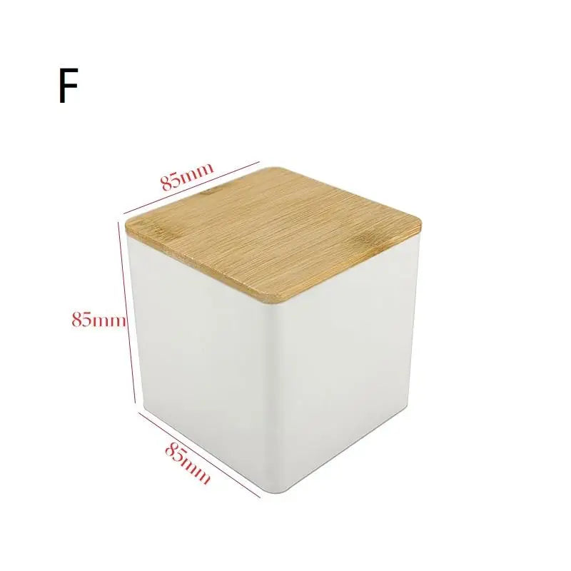 Kitchen Food Bottle Coffee Tea Caddy Sealed Tinplate Storage Jar Qme F