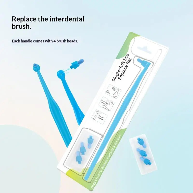 Interdental Brush Single-beam Soft Teeth Replacement Head Cleaning Qme