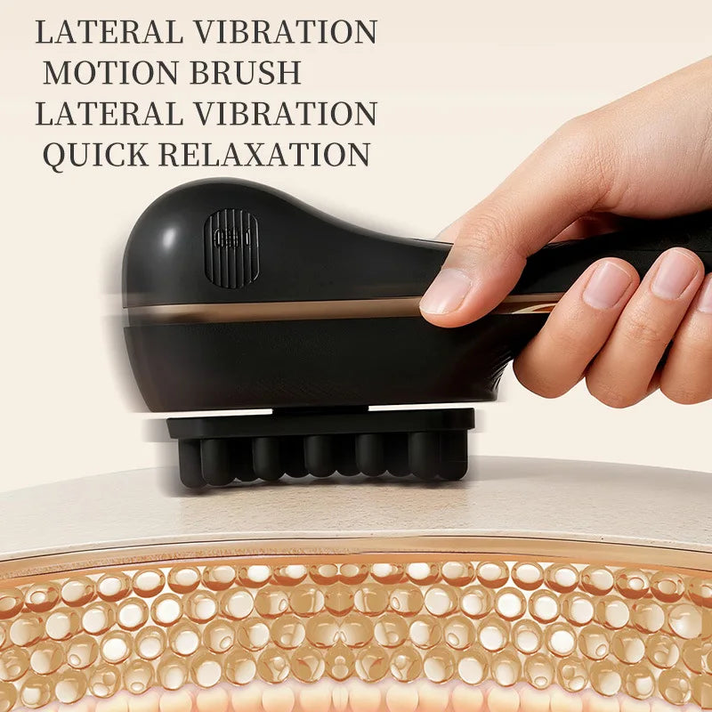 Electric Scalp Massager Comb Vibrating Hair Care Device Relaxing Head Qme