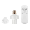 Wireless Remote Control Smart Timer Switch E27 Lamp Holder 110V 220V House Multi Light Switch Baby Room Bedroom Timer Switch Qme 1 set
