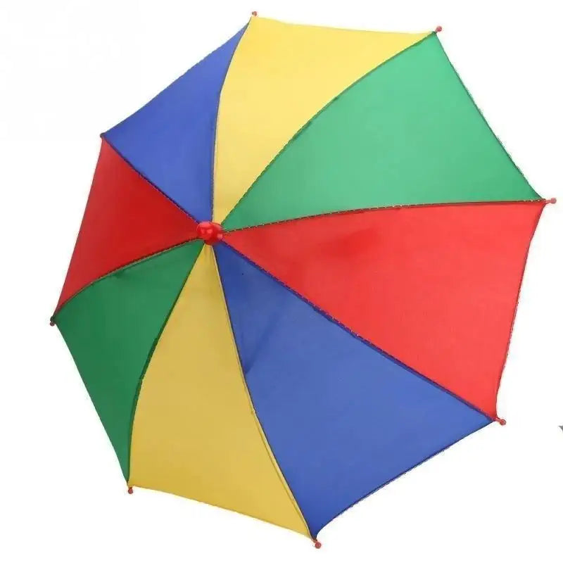 Children Outdoor Creative Sunshine Umbrella Foldable Windproof Qme