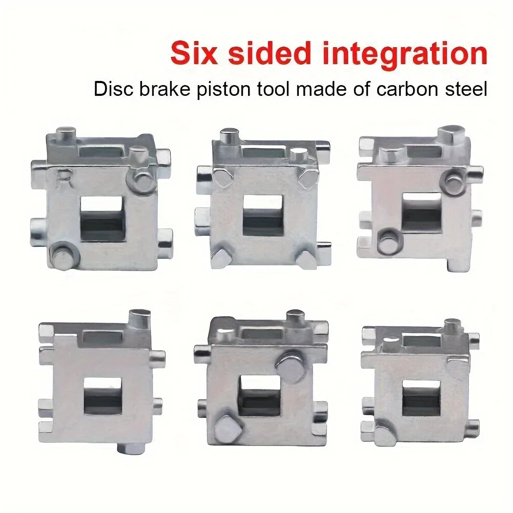 Car Vehicle Rear Disc Brake Piston Caliper Brake Pads Replacement Tools Rewind/Wind Back Cube Tool Car Disc Brake Caliper Piston Qme