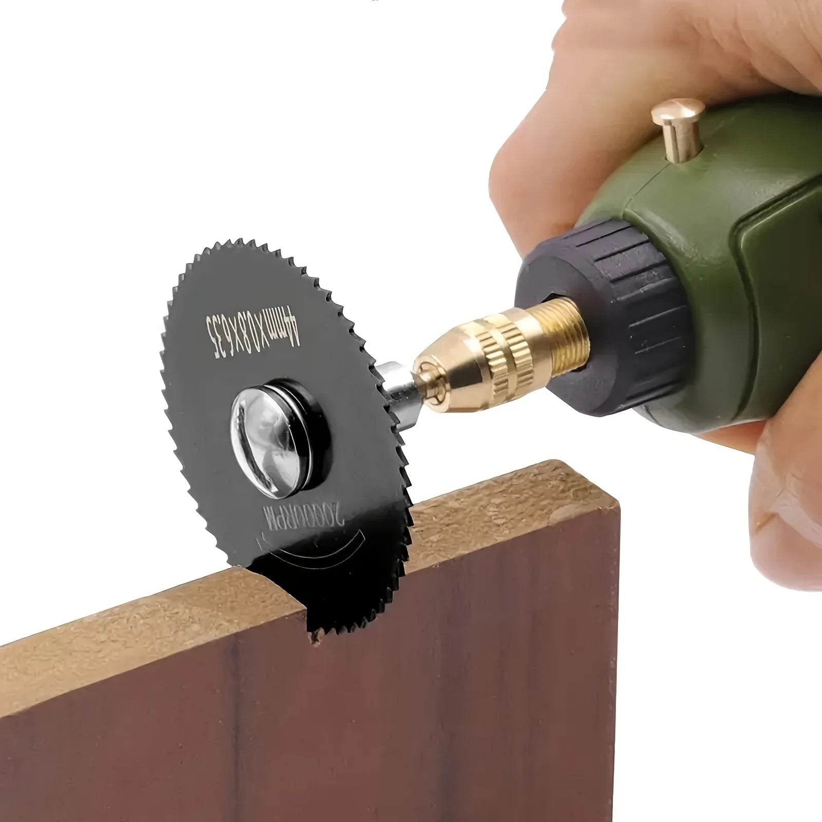 6-Piece High Speed Steel Mini Saw Blade Combination - Durable and Wear-resistant for Wood, Plastic and Metal, with Mandrel Qme
